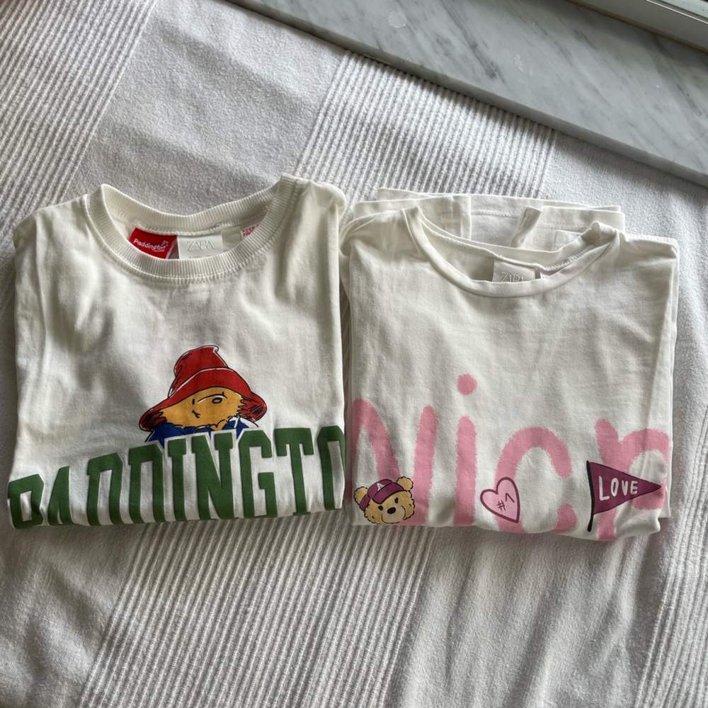 Zara Kids set of 2 long sleeve tops- paddington